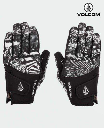 Guantes Volcom Crail Black And White