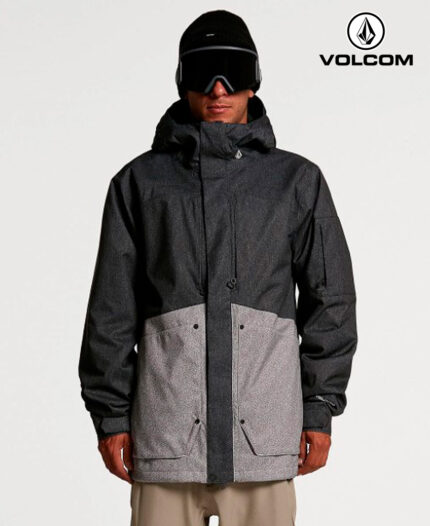 Campera Volcom Scortch Black Static