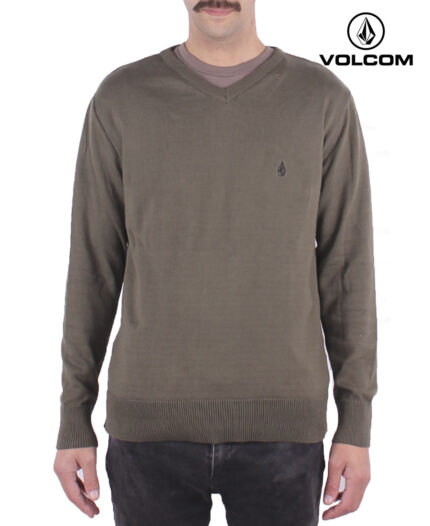 Sweater  Volcom Crew Solid V Neck