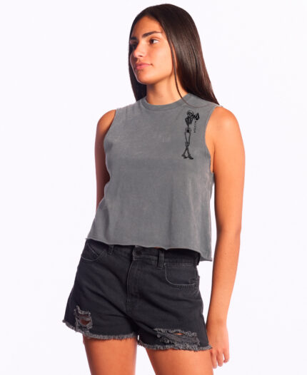 Remera Volcom Hour Flower Crop