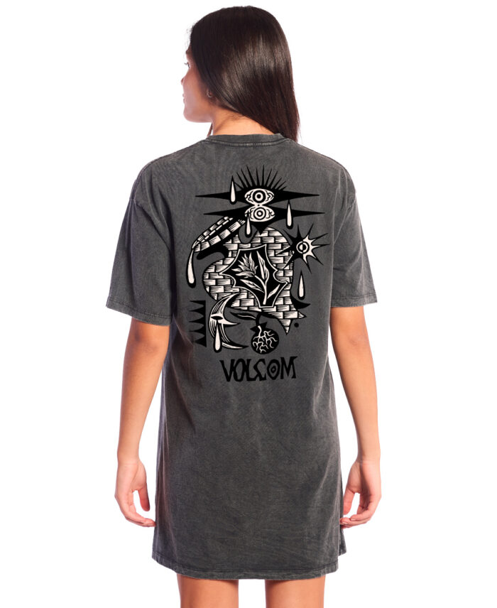 Vestido Volcom Vaderetro Process - Imagen 2