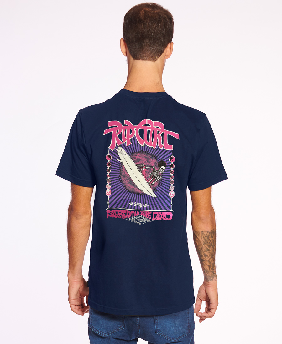 Remera Rip Curl Shred Till Dead