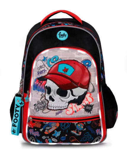 Mochila Footy Skull con Luz