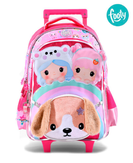 Mochila Footy Cool Friends Rainbow Doggy Fucsia