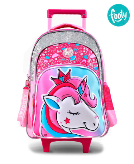Mochila Footy Queen Unicornio Fucsia