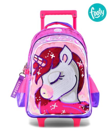 Mochila Footy Shiny Unicorn Lentejuelas Rosa