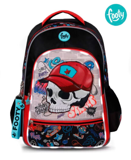 Mochila Footy Skull con Luz