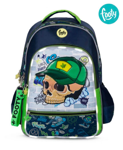 Mochila Footy Skull con Luz