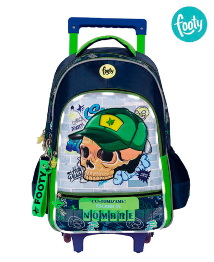 Mochila Footy Skull con Luz