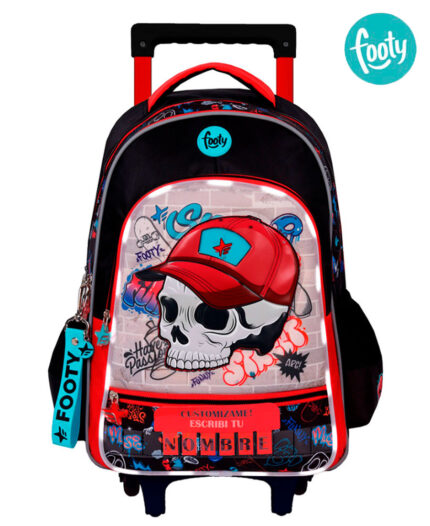 Mochila Footy Skull con Luz