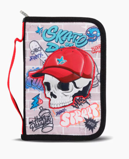Cartuchera Footy Skull 1 Piso
