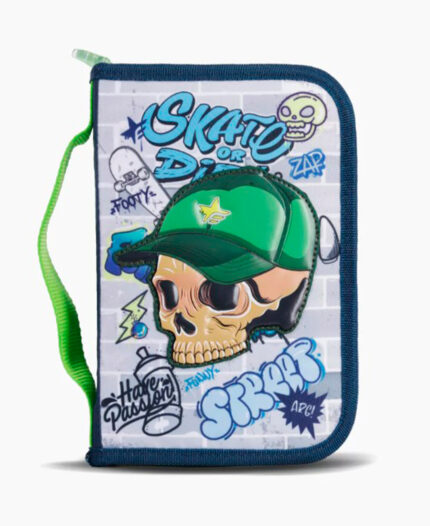 Cartuchera Footy Skull 1 Piso