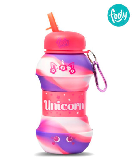 Botella Footy Magic Unicornio Fucsia