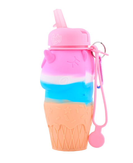 Botella Footy Unicornio Silicona
