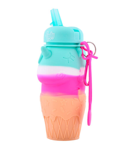 Botella Footy Unicornio Silicona