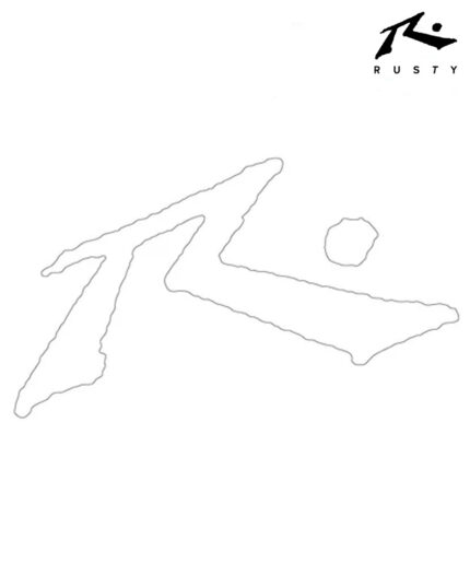 Sticker Rusty Transfer R Dot