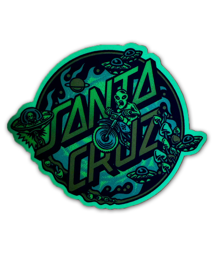 Sticker Santa Cruz Winkowsky Dope Planet - Imagen 2