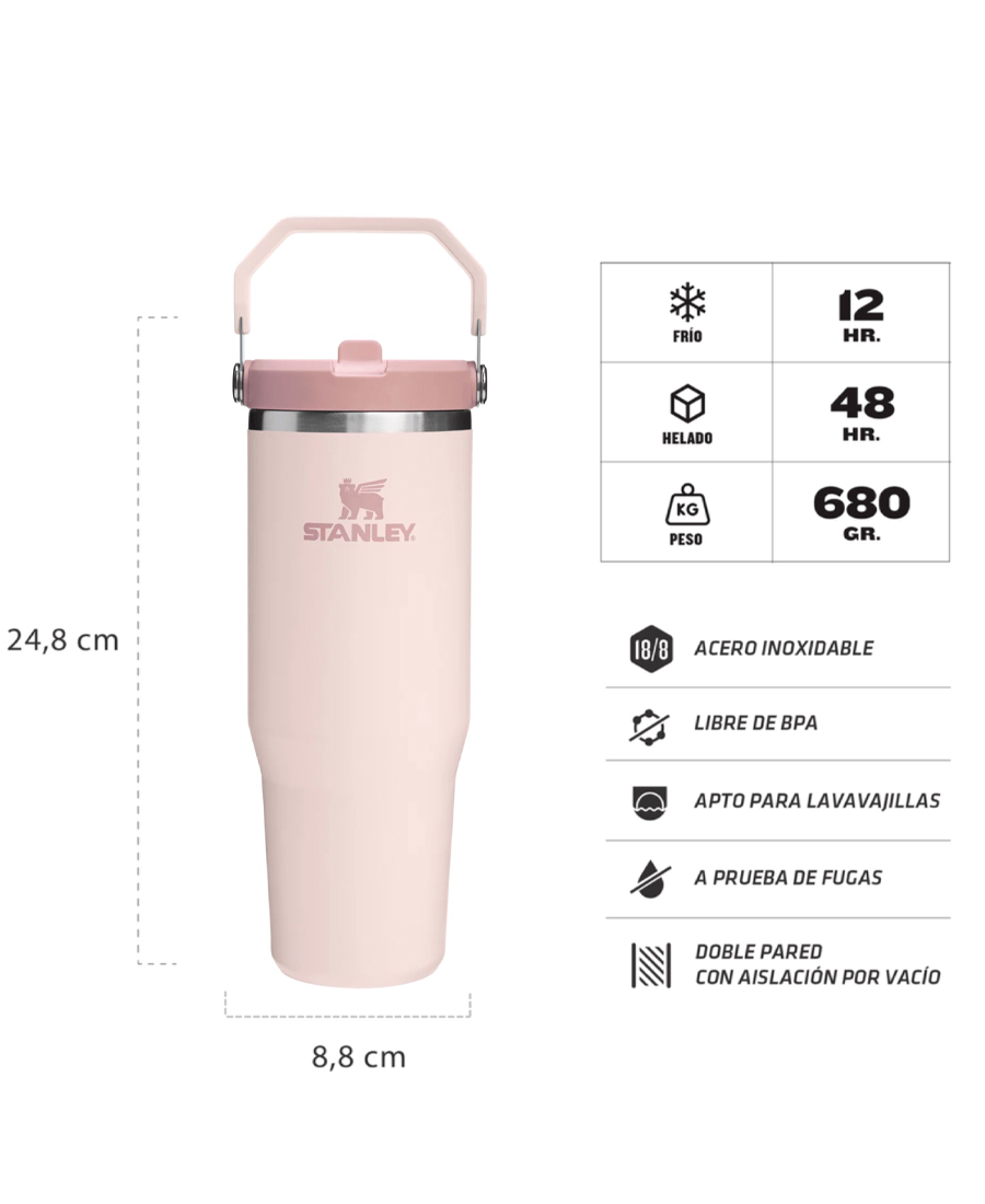 Botella Térmica Stanley Flip Straw 887 Ml - Imagen 2