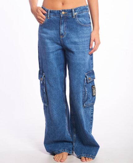 Jean Rip Curl Low Wide Cargo Blue