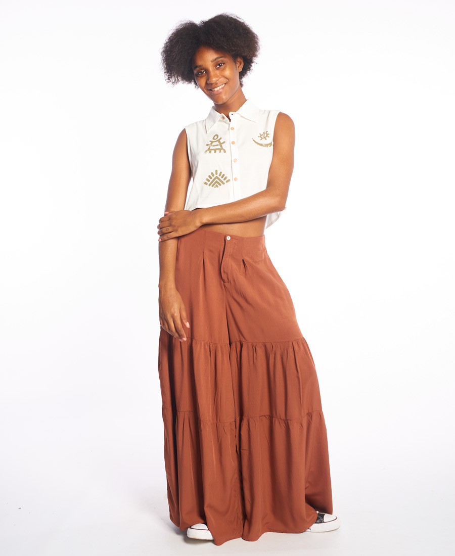 Pantalón Y Tú Quique? Palazzo - Imagen 4