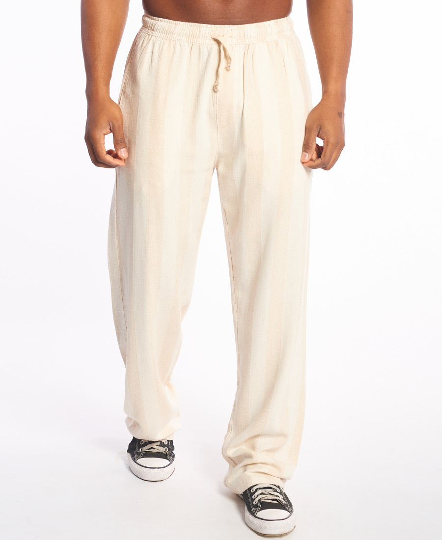 Pantalón Y Tu Quique? Stripe Lino