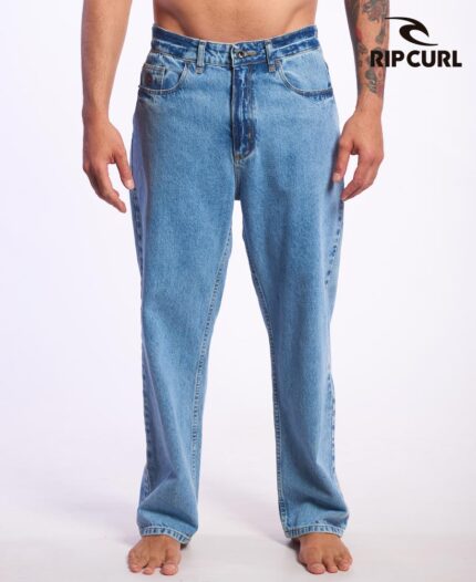 Jean Rip Curl Relaxed Washed Blue