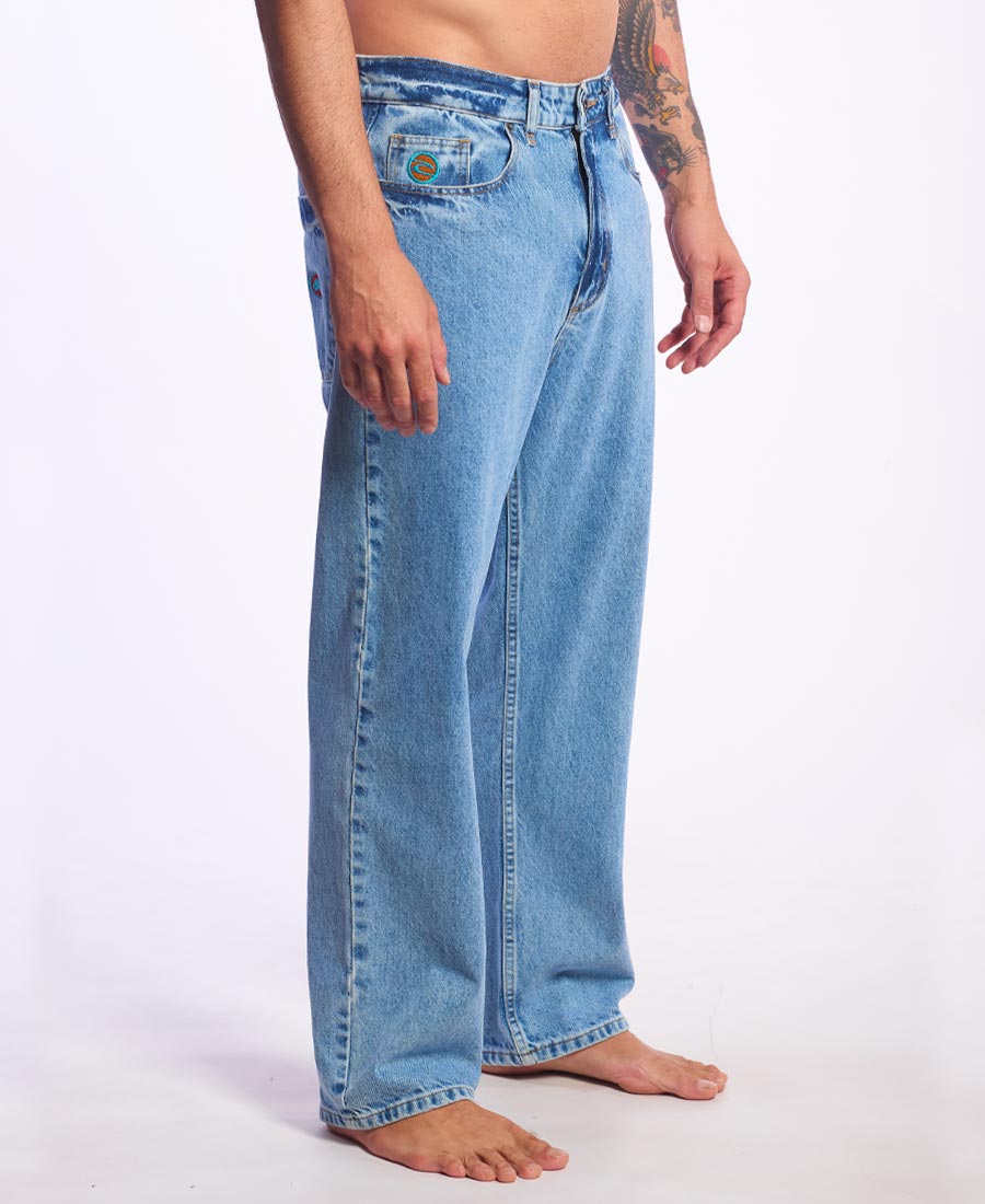 Jean Rip Curl Relaxed Washed Blue - Imagen 4