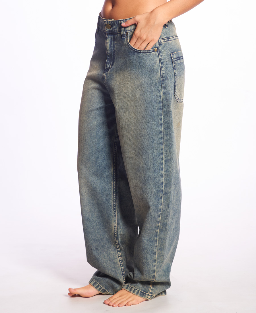 Jean Rip Curl Low Baggy Blue - Imagen 3