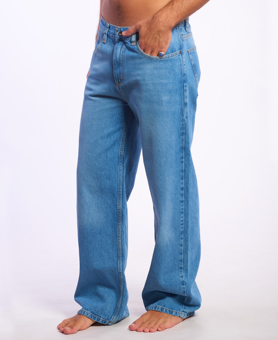 Jean Rip Curl Baggy Vintage Blue - Imagen 3