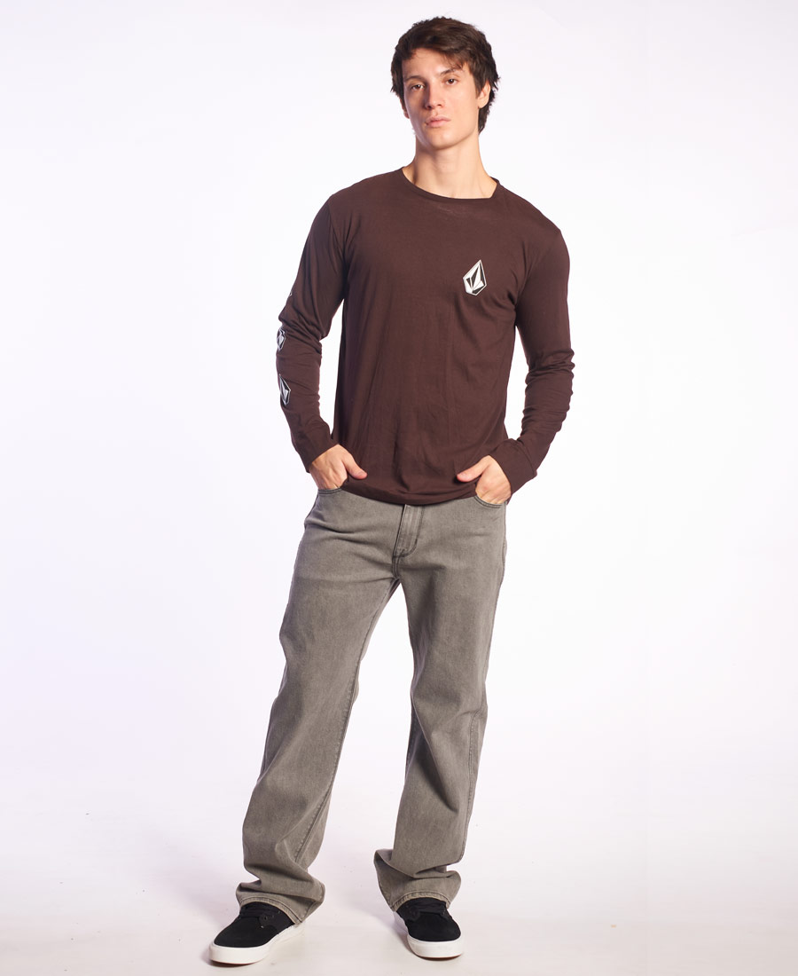 Jean Volcom Modown Neutr Grey - Imagen 4