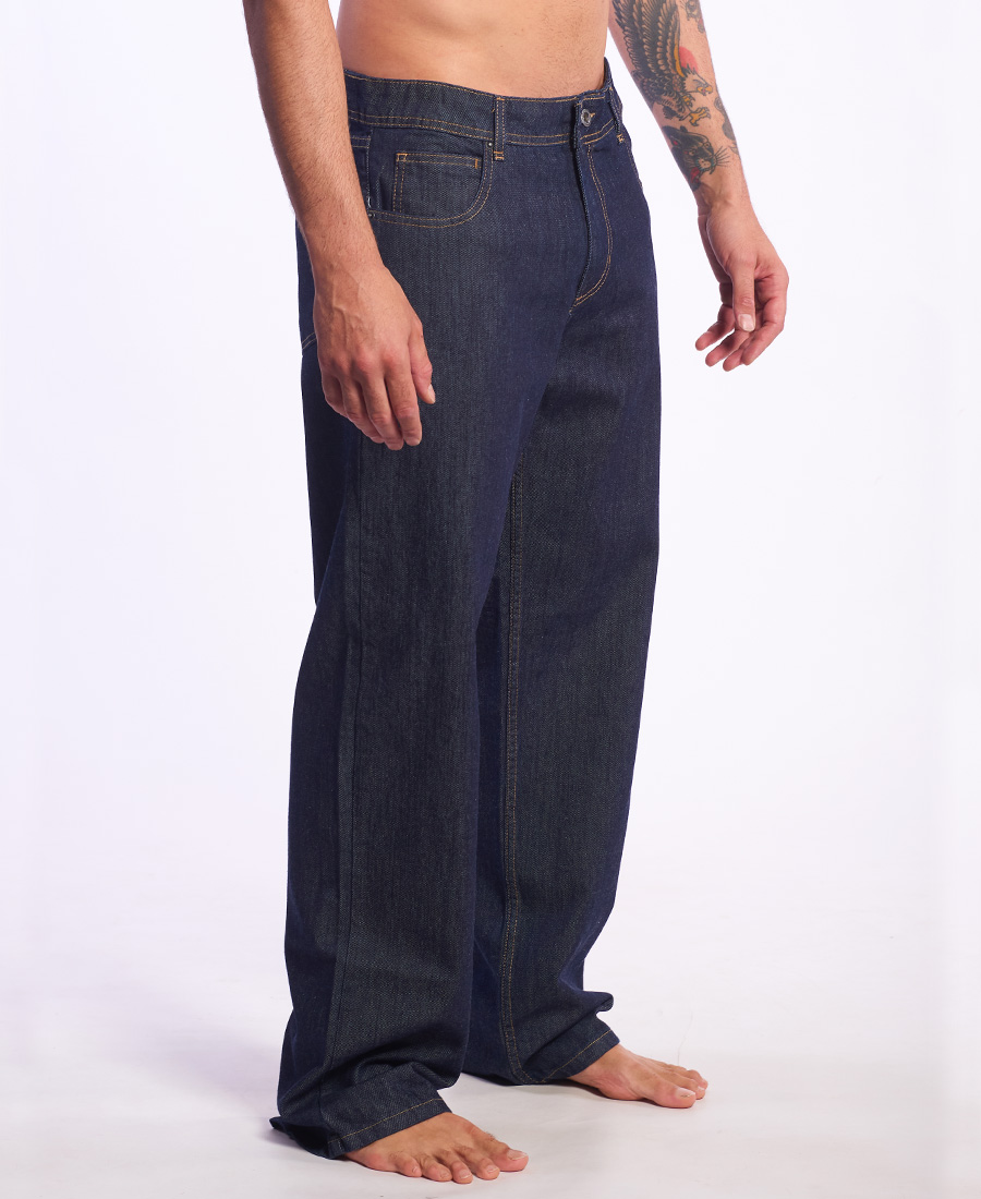 Jean Rip Curl Straight Blue Raw - Imagen 4