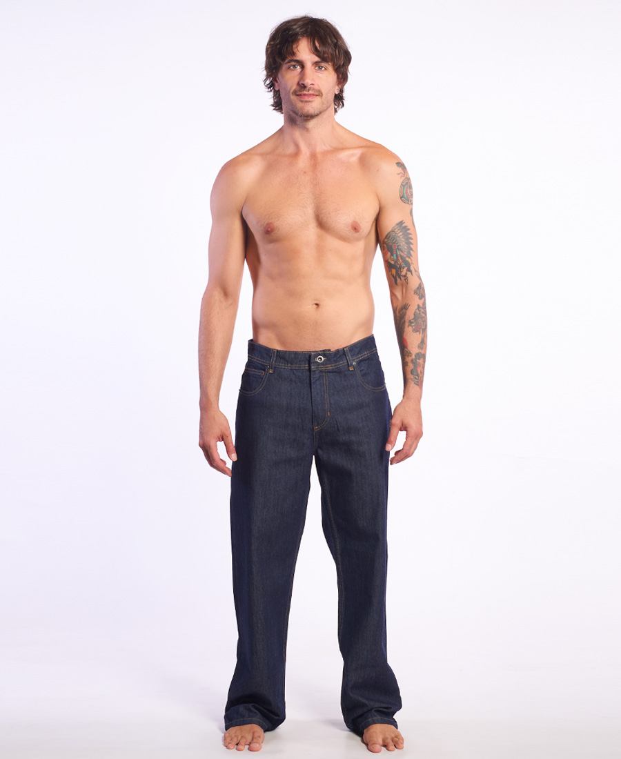 Jean Rip Curl Straight Blue Raw - Imagen 5
