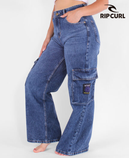 Pantalón Rip Curl Wide Cargo Blue