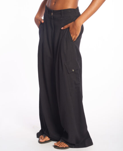 Pantalón Y Tu Quique? Low Cargo Lino