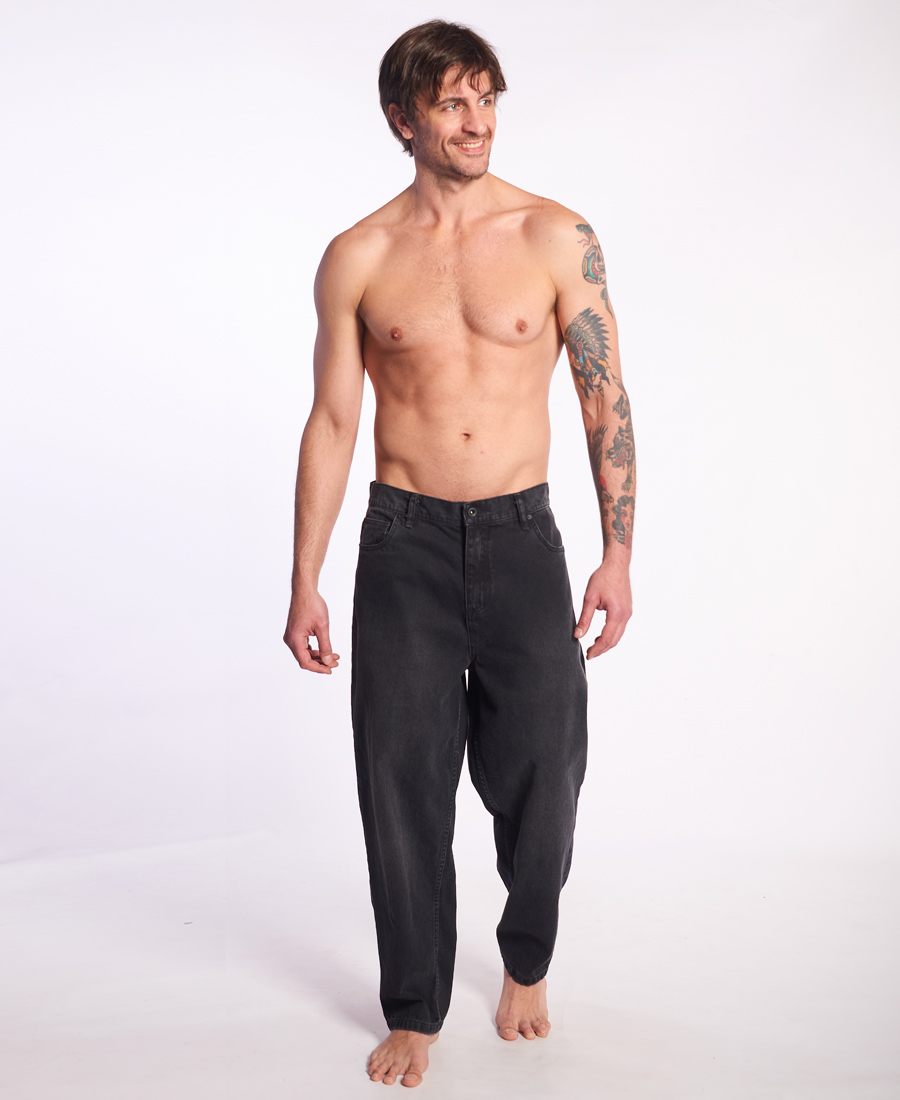 Jean Rip Curl Loose Baggy Black - Imagen 4