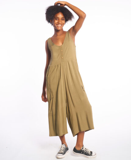 Jumpsuit Y Tú Quique? Midi Button