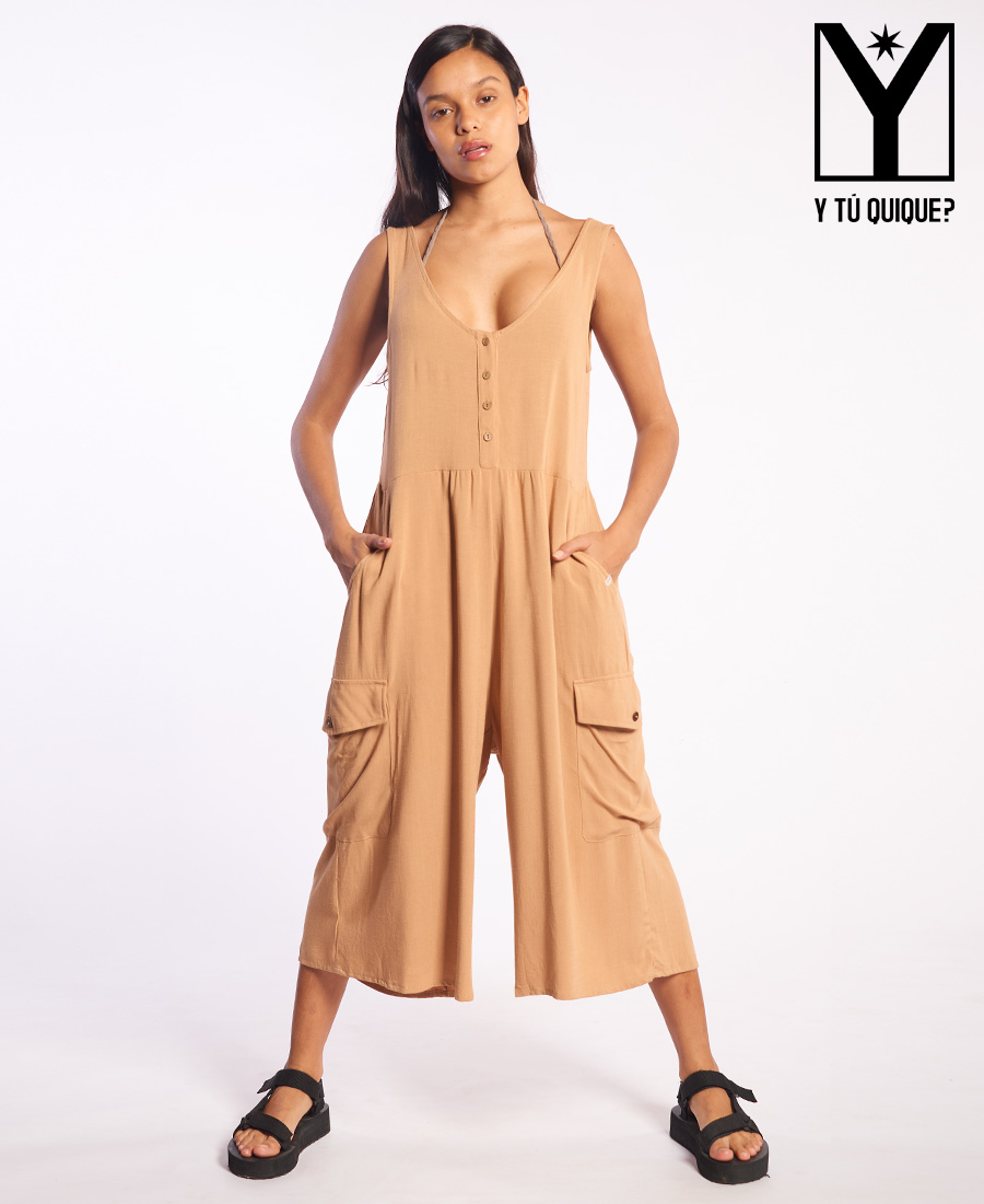 Jumpsuit Y Tú Quique? Midi Button - Imagen 2