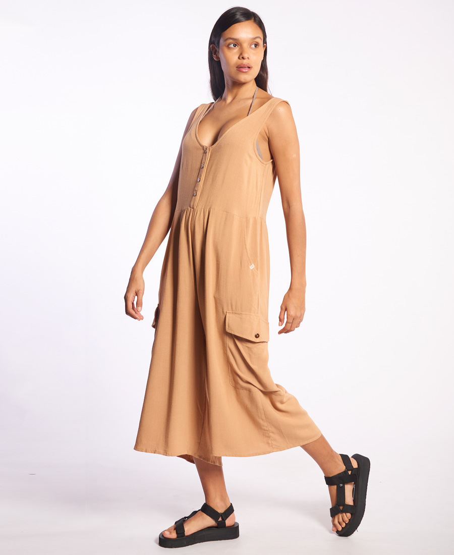 Jumpsuit Y Tú Quique? Midi Button - Imagen 3