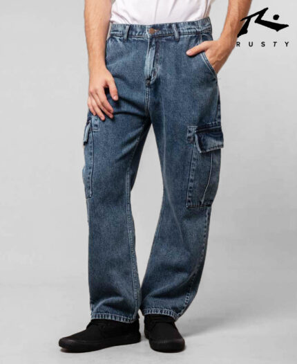 Jean  Stranger Cargo Middy Blue