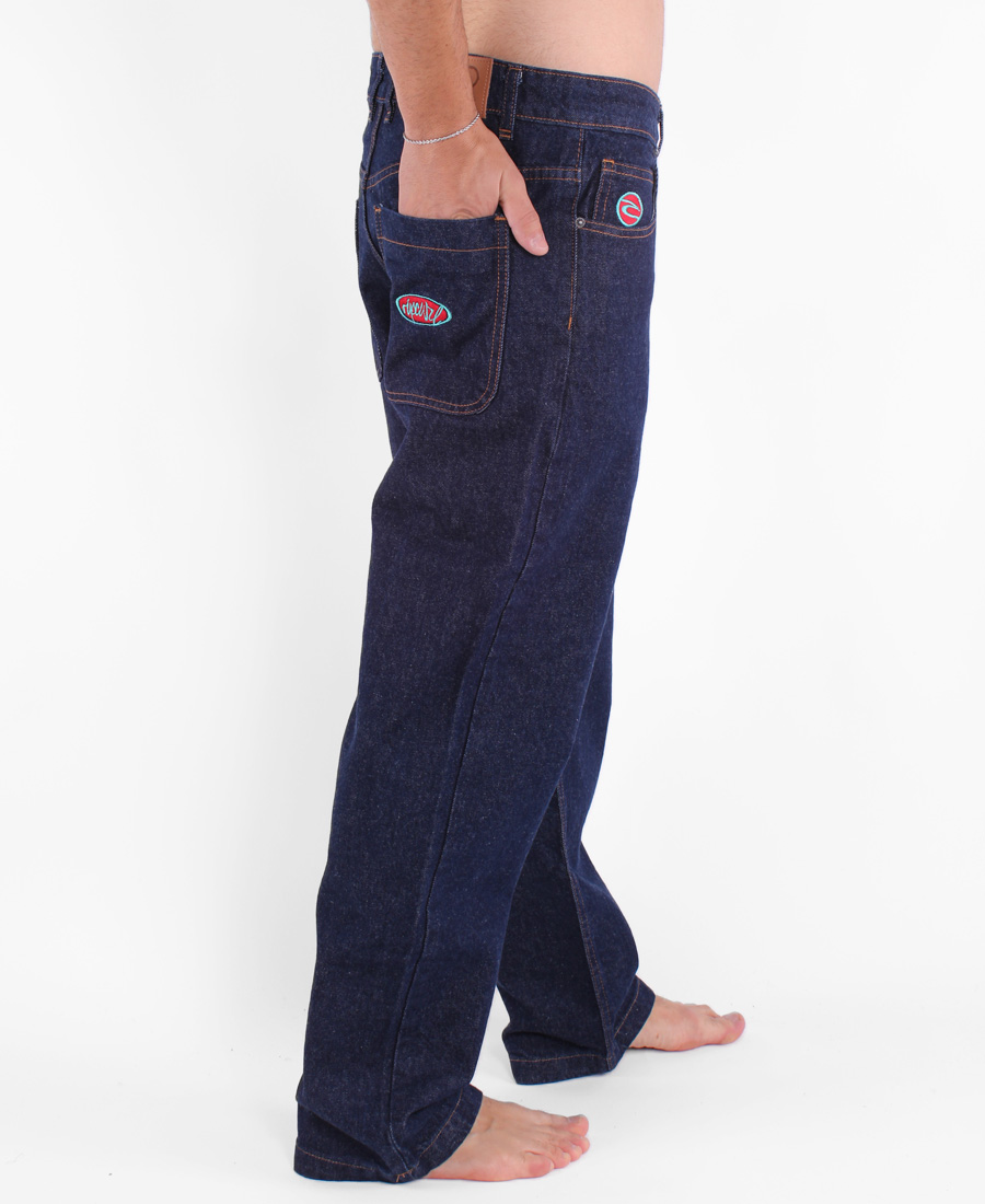 Jean Rip Curl Relaxed Blue Raw - Imagen 2