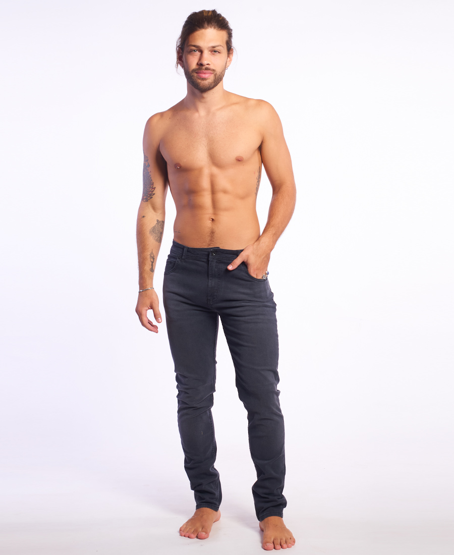 Jean Rip Curl Slim Black Washed - Imagen 6