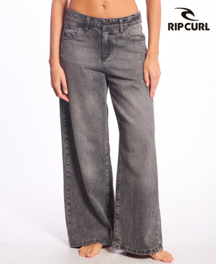 Jean Rip Curl Low Wide Leg Black