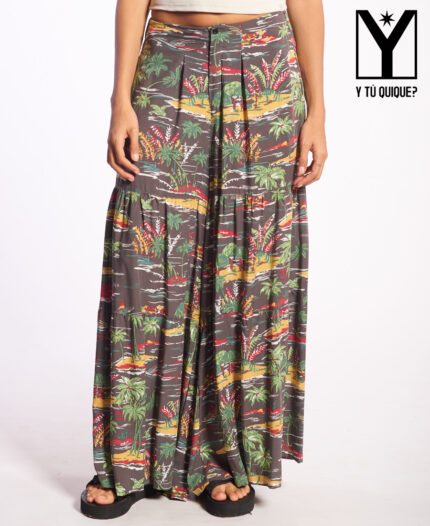 Pantalón Y Tu Quique? Palazzo Algas