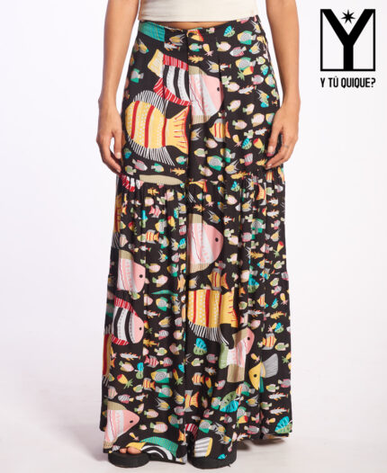 Pantalón Y Tu Quique? Palazzo Algas