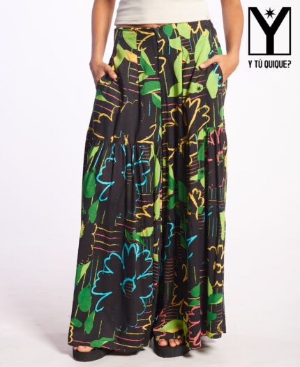 Pantalón Y Tu Quique? Palazzo Algas