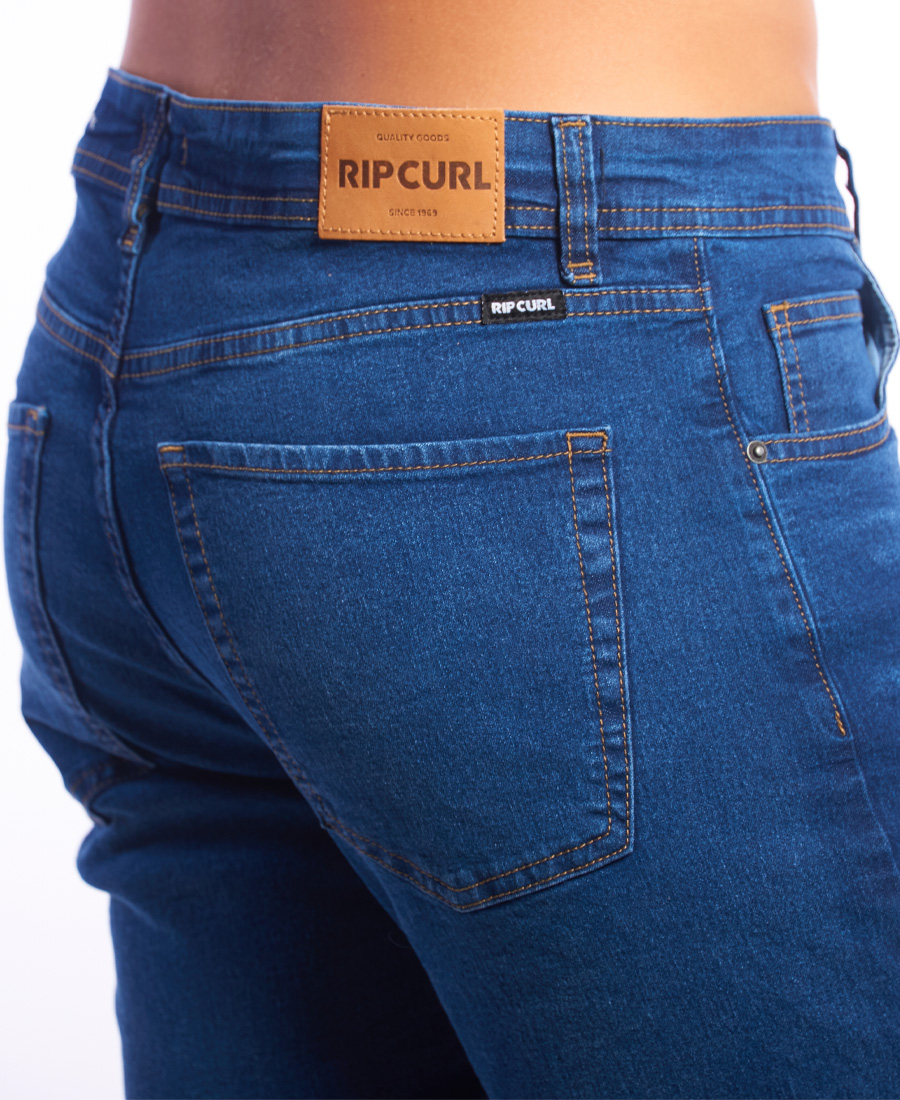 Jean Rip Curl Slim New Mid Blue - Imagen 5