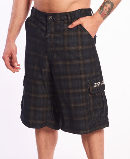 Bermuda Rip Curl Baggy Cargo Cord Check 23"