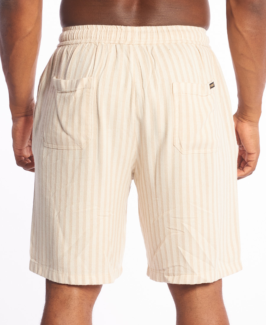 Bermuda Y Tu Quique? Lino Natural Wide Leg 21" - Imagen 3