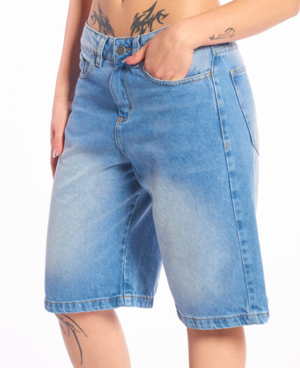 Bermuda Isabel La Catolica Low Straight Blue