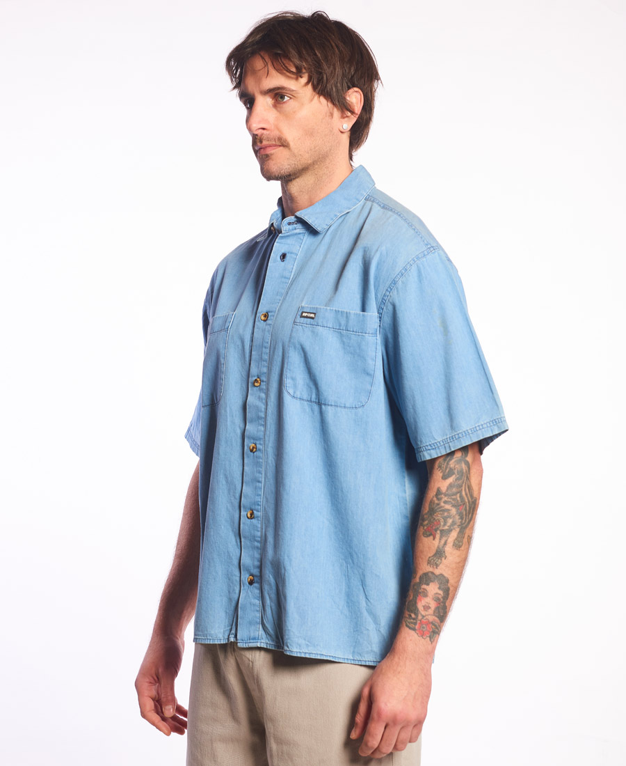 Camisa Rip Curl Loose Denim Raw Energy - Imagen 2